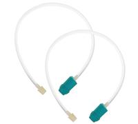 Abaodam 2pcs Tuyau de Raccordement en Plastique pour Pompe Manuelle à Ventouses, Accessoire Compact pour Améliorer L'expérience de Cupping à Domicile