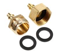 Abaodam 2Pièces Adaptateur Arrosage de Jardin Lot de Connecteurs pour Tuyau Résistants Au Gel Corrosion Outils Agricoles Pratiques