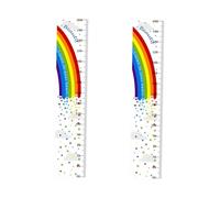 Abaodam 2pièces Autocollant Mural Décoratif Pour Garçon Fille Règle De Amovible Stickers Muraux Amusants Pour Chambre Et Salle De Jeux Facile à Appliquer Retirer
