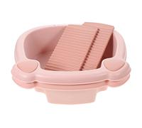 Abaodam 2pièces Bassin à Laver Antidérapant Avec Planche à Laver Pour Vêtements Et Vaisselle Pour Usage Domestique