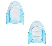 Abaodam 2pièces Bassin De Bain pour Hamster Petite Bassine De Bain Salle De Bain pour Petits Animaux De Compagnie Pratique pour Hamster