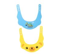 Abaodam 2pièces Bonnet de Douche pour Garçon Fille Lot de Imperméable et Ajustable Protection pour Cheveux et Oreilles pour Tout-petits et Garçon Fille