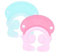 Abaodam 2pièces Bonnets De Pour Garçon Fille Lot De Casquettes Ajustables Pour Protéger Les Oreilles Yeux Pendant Le Bain