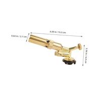 Abaodam 2pièces Briquet Torche Extérieur Tête De Torche Manuelle à Gaz Portable Allume-feu Pour Barbecue Flamme Réglable Usage Camping Et Cuisine