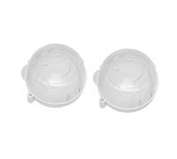 Abaodam 2pièces Cache-bouton De Cuisinière à Gaz Verrou De Protection Protection De Bouton Couvercle De Lot De Arrondi Et Résistant Chaleur