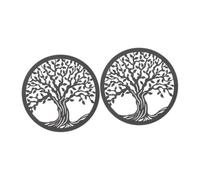 Abaodam 2pièces Décoration Murale Avec Arbre Lot De Sculptures Murales Arbre Pour Chambre à Coucher Et Salle à Manger