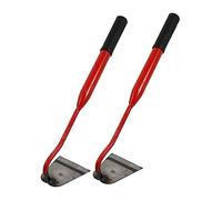 Abaodam 2Pièces Houe de Jardinage Outils de Désherbage Creusement pour Fleurs et Légumes Outil de Jardinage avec Poignée