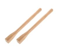 Abaodam 2pièces Jardinage Manches Remplacement De Manche De Houe Manche Outil Accessoires De Jardin De Pelle De Marteau
