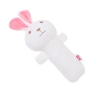 Abaodam 2pièces Jouet Peluche Avec Grelot Pour Garçon Fille Jouet Adorable Et Portable Pour Nouveaux- Peluche De Confort Forme De Lapin Pour Jeux Et Éveils Sensoriaux