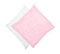 Abaodam 2pièces Lingettes Bébés Coton Douces Et Absorbantes Idéales Pour Essuyer La Salive Et Nettoyer Lavables Et Pratiques Confort Total Pour Peau Sensible Des Nourrissons