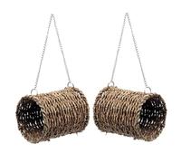 Abaodam 2pièces Lit Suspendu pour Hamster Nids Confortables pour Écureuils Accessoires pour Cage à Petit Animal