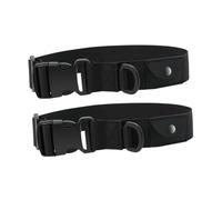 Abaodam 2pièces Lot de Colliers pour Chien Colliers de Localisation Réglables Anti-Perte pour Chiens Noir