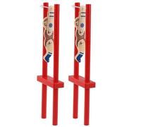 Abaodam 2pièces Marionnettes à Fils Bois Jouets Éducatifs Interactifs Figurines Décoratives pour Garçon Fille