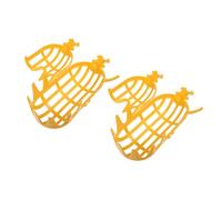 Abaodam 2pièces Paniers Cueille-Fruits Amovibles Ergonomiques pour Pommes Pêches Et Autres Fruits Outils pour Vergers Légers Et Pratiques