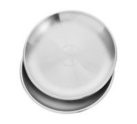 Abaodam 2pièces Plat Porte-Bague Étoile Lune Assiette De Prière Plateau à Bijoux Rond pour Petits Objets Bol Métal