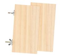 Abaodam 2pièces Plateformes Rectangulaires pour Perruches Lot de Supports De pour Oiseaux Accessoires pour Cages