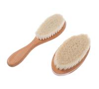 Abaodam 2pièces Plumeau Brosses de Coiffeur Balai à Cheveux pour Coupe de Cheveux Nettoyage des Jaune