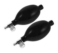 Abaodam 2pièces Pompe à Poire Latex Pour Tensiomètre Manuel Poire De Gonflage De Rechange Avec Valve Cuivre Dimensions