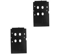 Abaodam 2pièces Porte-Cartes PVC pour Imprimante Plateau Pratique pour Impression De Cartes Identité Support Réutilisable pour Impression Claire Et Accessoire De Fourniture Imprimante