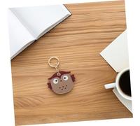 Abaodam 2pièces Porte-clés Hibou Pu Avec Pochette De Protection Pour Carte Accès Décoratif Pour Sac Ou Clés