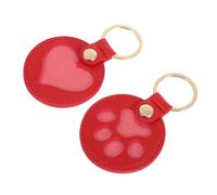 Abaodam 2pièces Porte-clés Souvenir pour Animaux De Compagnie Pendentif Poils Animal pour Chat Cadeau Commémoratif pour Amoureux des Bêtes