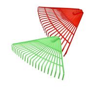 Abaodam 2Pièces Râteau de Jardin Plastique Robuste pour Outil Portable pour Nettoyage de Pelouse et Désherbage pour Jardinage et Entretien Verts