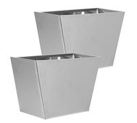 Abaodam 2pièces Récupérateur de Capsules de Bière Mural Acier Inoxydable Porte-bouchons et Organiseur Multifonctionnel pour Maison Bar et Cuisine Finition Argentée Élégante et Design