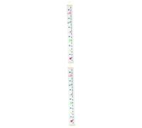 Abaodam 2pièces Règle De Toise Décorative Pour Garçon Fille Avec Animaux Mesurez Et Suivez La Des Tout-petits Garçon Fille Nursery