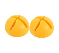 Abaodam 2pièces Support pour Poteau Base Plastique pour Entraînement De Football Outil De Développement De Compétences Fixation pour Poteau Base Lestée pour Entraînement De Vitesse