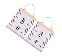 Abaodam 2pièces Toise Murale Pour Garçon Fille Avec Motifs De Dessins Animés Lot De Imperméable Et Résistante Pour Suivre