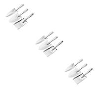 Abaodam 3 Ensembles Outils De Jardinage Acier Inoxydable Truelles Outils Pratiques pour Planter Désherber Et Ameublir Sol 3 Pièces * 3