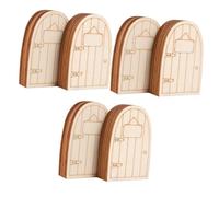 Abaodam 3 Ensembles Porte Lutin Message Décoration Miniature pour Jardin Terrasse 20 Pièces * 3