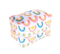 Abaodam 3 Pièces à Langer Bébé Étanche De Rangement pour Serviettes pour Bébés Contenant des Articles pour Bébés à Motifs Colorful Tissu Pul Imperméable