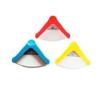 Abaodam 3 Pièces Arrondisseur de Coins, Coupe-coins en Métal et Abs, Outil de Découpe à Angle Arrondi et Chanfrein, pour Films de Téléphone et Cartes de Visite, DIY et Loisirs Créatifs