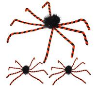 Abaodam 3 Pièces Broche Araignée Décorative en Métal et Tissu pour Tenues Quotidiennes et Festivals, Accessoire Spécial pour Décoration Halloween