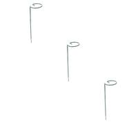 Abaodam 3 Pièces Cadre de Fleurs d'escalade étagère pieu des Stands Rester Petit Support d'escalade de Plantes en Pot Piquet de Vigne grimpant Treillis pour Plantes grimpantes Le Fer Vert