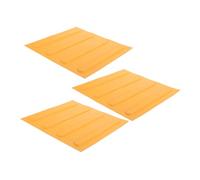 Abaodam 3 pièces Carreaux Podotactiles PVC Antidérapants pour Trottoirs Malvoyants Pavés Tactiles Durables et Faciles à Installer pour Cheminements Sécurisés