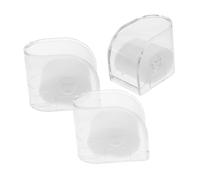 Abaodam 3 Pièces Étui de Montre Transparent malette Rangement présentoir à Bijoux Regarder Un Rack d'affichage