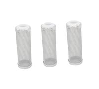 Abaodam 3 pièces Filtre Inlet Acier Inoxydable pour Aquarium Couverture de Filtration Blanc pour Poissons et Crevettes