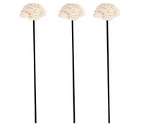 Abaodam 3 Pièces Fleur Séchée en Rotin pour Aromathérapie, Élégante | Accessoire Fait Main, Grosse Absorption D’eau et Volatilité Stable, Usage Maison, Style Raffiné