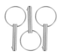 Abaodam 3 Pièces Goupilles de Sécurité en Acier Inoxydable pour Bateau, Fixation Rapide et Entretien Facile, Adaptées aux Toits Bimini et Équipements Marins, 38mm X 6,3mm