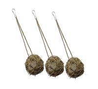 Abaodam 3 Pièces Jouets de nid de Hummingbird joueuse à Mastication de Perruche de perroquette d'oiseau drôle Perroquet à mâcher Jouets à mâcher pour perroquets rotin