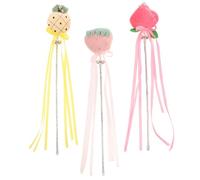 Abaodam 3 pièces Jouets Interactifs pour Baguettes Résistantes à Usure Jouets Stimulants pour Chats Intérieur Accessoires Amusants pour Éveiller Instinct de Chasse