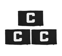 Abaodam 3 pièces Lot de Brassards de Capitaine Réglables Élastiques pour Football Anti-Glisse Flexibles et Adaptés à Adultes et Garçon Fille