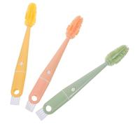 Abaodam 3 Pièces Nettoyeur Gourde Brosse Nettoyage Goupillon Gourde Silicone