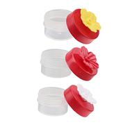 Abaodam 3 Pièces Nourrisseurs de Nourrisseur avec Colorées pour Oiseaux Accessoire de Jardin pour Attirer Oiseaux