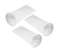 Abaodam 3 Pièces Pochette Filtrante pour Aquarium, Maille PP, Blanche, 15 | Entrée D’eau Douce, Retient les Débris Flottants, Détachable pour Entretien, S’adapte aux Débordements