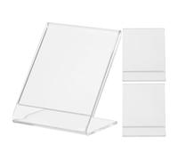 Abaodam 3 Pièces Présentoir de Table en Acrylique Haute Transparence