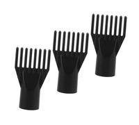 Abaodam 3 Pièces souffleur d'eau pour Animaux de Compagnie Peigne buse pour sèche-Cheveux buse de Fixation pour sèche-Cheveux Buses de Diffusion Abdos Black
