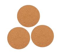 Abaodam 3 Pièces Tapis de Pot de Fleur Plant des soucoupes en Pot Dessous de Verre en liège nattes Coussin de Pot de Fleurs Tapis de Pot de Plantation en liège Tampon de Fleurs sciure Brun